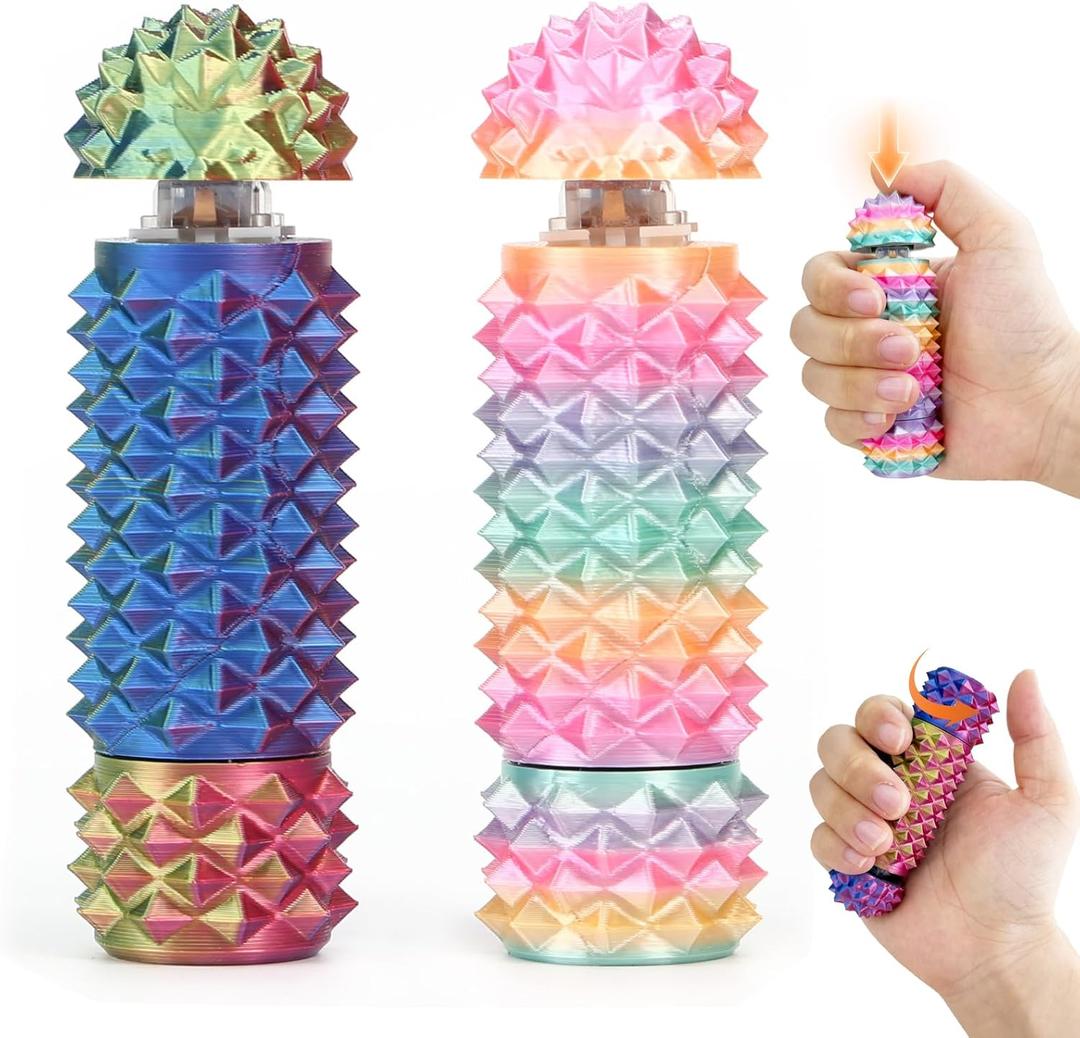 Easter Basket Stuffers for Teens Toddler 2 Packs Little Ouchies Pain Fidget, Spiky Fidget Keychain Stress Relief Focus Toy for Adults, Easter Gifts for Friends