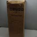 GarveeLife 22.5 in Tall Planters Set of 2, Outdoor Indoor Black Planter Pots, High Front Porch Planter Pots with Drainage Holes Water Level Monitor Inner , Automatic Watering, Black