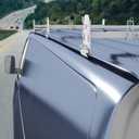 Universal Van Roof Rack 3 Bar Set, Adjustable Length 41.5''- 70'', Van Roof Ladder Rack Fit for Chevy Express 1500 2500 3500 Ford Econoline GMC Savana Cargo Vans with Rain Gutter
