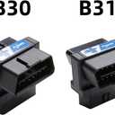 OBD2 Splitter, bbfly-B31 Full 16pin OBDII Port 1 Male Splitter to 2 Female Extension Cable 1.6IN/4CM (B31 1PACK)