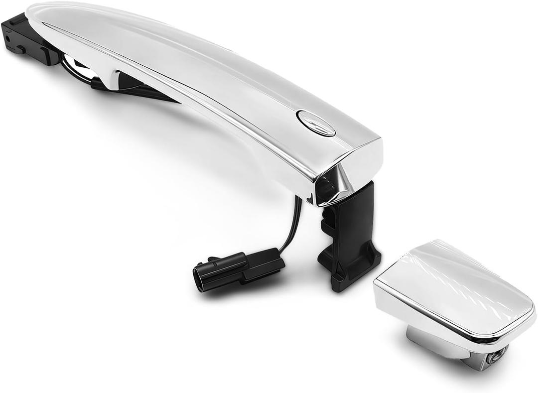 Exterior Door Handle Front Right Compatible with Sentra 2013-2019 Maxima 2009-2014 Murano 2009-2014 Leaf S 2013-2014 826469N00A 806461AA0A Passenger Side Without Key Hole Chrome