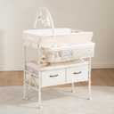 Maydolly Baby Changing Table, Maydolly Portable Foldable Changing Table, Waterproof Diaper Changing Station, Adjustable Height Changing Station, Mobile Nursery for Newborn and Infant