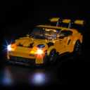 Led Light Kit Compatible with Lego Speed Champions Porsche 911 GT3 RS Super Car Building Set, Lights Decoration Compatible with Lego 77239 (Model Not Included)