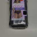 Hanes Women's Underwear Pack, 10-Pack, Full-Coverage Cotton Blend Panties, Moisture-Wicking Underwear for Women (Size 9)