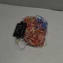 PUHONG (New) American Flag Lights, 420 LED USA Flag Net Lights, Outdoor Waterproof Patriotic Ornaments for Independence Day National Day July 4th Memorial Day Christmas New Year Party Yard Decoration (Plug-in)