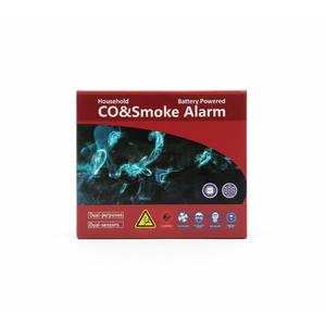 PETRICOR Smoke Detector with Photoelectric Sensor, LCD Display, Battery Operate