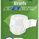 FitRight Bariatric Adult Diapers, Ultra Heavy Absorbency, 5XL (Waist Size 90in-106in), 32 Count, Disposable Incontinence Briefs for Men and Women, Moisture-Wicking, Leak Protection