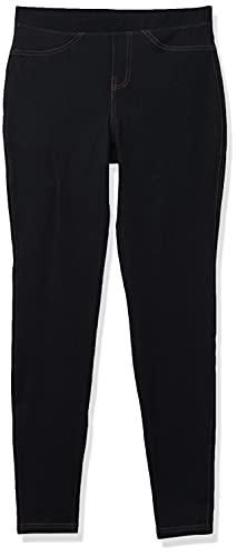 Women's Petite Pull-on Extra Stretch Denim Jean, Black, M