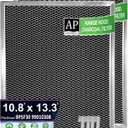 BPSF30 99010308 WB02X10707 compatible with GE and Broan QS WS NON-Ducted Thick Range Hood Charcoal Carbon Filters 10.8 X 13.3 X 0.09 inches