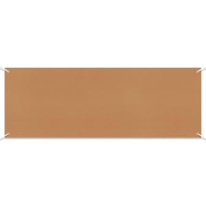 Zonon Large Blank Banners And Signs Polyester Oxford Cloth Sublimation Banner To Decorate With Hanging Rope For Indoor Wall Outdoor Easy Hanging Diy Signs For Business Office (Brown,2 x 6 Feet)