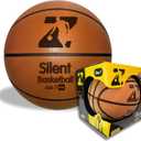 Pro Silent Basketball Size 7 - Superior Grade PU - 29.5" (NBA Regulations) - 400g Dense & Heavy for Training - Uncompressed & Ready to Play - Quiet Basketball Dribbling Indoor