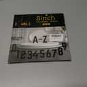 8 Inch Large Metal Letters, Metal House Letters, Modern Black House Address Letter for Outside, Outdoor Address Letter for Apartment Home Street Office Mailbox (C)