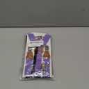 INNERZEN 2 Pieces Dog Diaper Suspenders Escape Proof, Adjustable Belly Band for Male Dogs and Diaper Holder for Female Dogs in Heat, Washable & Reusable with 3 Clips(Black&Purple,M/L)