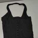 Fallorchid Womens Sleeveless Tank Tops Sexy Y2k Halter V Neck Ribbed Kint Crop Top S