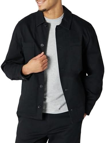 Amazon Essentials Mens Relaxed-Fit Stretch Cotton Utility Jacket Size XL