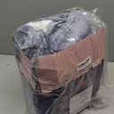 Heated Blanket Throw 50" x 60" - Soft Flannel Sherpa Electric Blanket Throw with 5 Heating Levels & 4 Hours Auto Off, Machine Washable, Ideal Gift for Grandma (Purple)