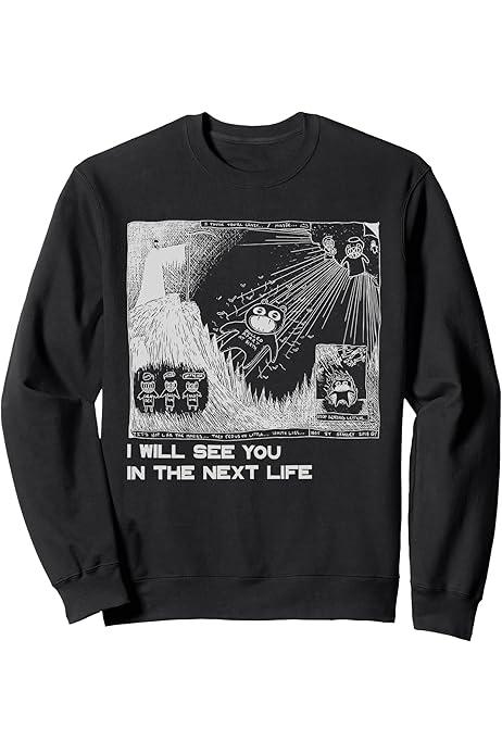 I Will See You In The Next Life Outfits Radio Music 80s 90s Sweatshirt, Size Small