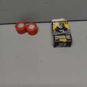 2 Rolls 1IN X 10FT Grip Tape, Self Fusing Silicone Grip Wrap for Handles, No Adhesive, Red