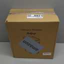 2 Pack 5 Gallon Bathroom Trash Can with Lid, Automatic Motion Sensor White Trash Can, Touchless Slim Waterproof Garbage Bin for Kitchen, Bedroom, Office, and Bathroom