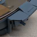 bella Make & Take Electric Skillet, Fits-anywhere kitchenware, EverGood Ceramic Coating, Adjustable Temperature & Dishwasher-Safe Tempered Glass Lid, Cast Aluminum Base, 1200 Watt, Surf