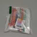 Gesipor 20 PCS Silicone Cable Ties - Reusable Rubber Twist Ties Bendable Cable Ties for Bundling and Holding, All Purpose Cord Tie for Indoor and Outdoor (4"+6"+12"+18"+24")