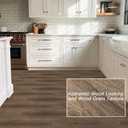 Peel and Stick Floor Tile Vinyl Flooring 20-Pack 30 Sq.Ft Brown Wood Look Plank Peel and Stick Flooring Self-Adhesive and Waterproof DIY for RV Bathroom Laundry Room (36 x 6inch)