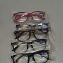 CCVOO Reading Glasses for Women/Men, Eyeglasses, Blue Light Readers for Women/Men, Computer Eye Glasses, Cheaters (2 Black/Turtle/Red/Dark Blue)