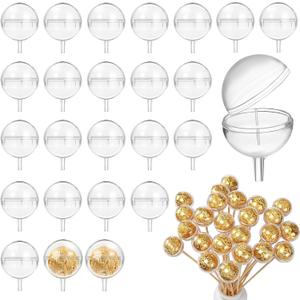 25Pcs Truffle Wrapper Cups Candy Holder Plastic Chocolate Liner for Valentine S Day Wedding Birthday Party Candy Decoration