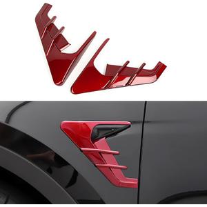 HW3.0 Signal Side Camera Protection Cover Compatible with Model 3 2020-2023,Compatible with Model Y 2020-2023.6 Sporty Side Camera Cover,Turn Signal Cover(Red)