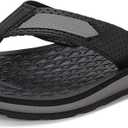 MALIDA Mens Flip Flops Non-Slip Bathroom Shower Shoes Cushion foam Indoor and Outdoor Thong Sandals Size 13