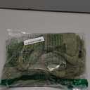 A Moment Pack of 2 Decorative Chenille Throw Pillow Covers with Twill Cushion Covers for Sofa Living Room Couch Bed 12x20 Inch Moss Green