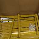 Asee'm 6.6FTx6.6FT Gold Wedding Arch Backdrop Stand Square Metal Rectangular Arch Frame for Ceremony Party Birthday Bridal Baby Shower Anniversary Arbor Balloon Decoration