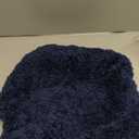 Microfiber Elongated Toilet Seat Cover 19.5"x 15" Machine Washable Solid Toilet Lid Cover Adjustable Rubber Backing Fits Only 18-19.5" L x 14-16" W Elongated Toilet Seat
