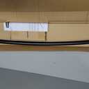 Rubbermaid Curved Shower Curtain Rod, No Drill, 50-72 Inches Adjustable Tension Shower Rod for Bathroom, Non-Slip, No Rust, Matte Black