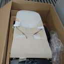 ComfyBumpy Ergonomic Baby Bouncer Seat - Safe, Portable Bouncing Chair with Adjustable Height Positions - Infant Bouncy Seat Perfect for Newborn Babies (Oatmeal)