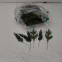 40 Pcs Artificial Pine Branches Assorted Faux Pine Stems Cedar Leaves Needle Sprigs Plastic Fake Christmas Greenery Pine Picks for Xmas Tree Wreaths Garlands DIY Accessories Home Decor (40, Green)