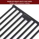 4PCS Grill Grates Replacement Parts, Grill Grates Replacement Cast Iron 19 3/4" for Chargriller 2121, 2123, 2222, 2828, 3001, 3030, 3725, 4000, 5050, 5252, 5650,9020