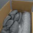 JOEJOY Orthopedic Dog Beds Large Sized Dog, XL Egg-Crate Memory Foam Pet Couch Bed with Bolster Sides, Waterproof Lining, Removable Washable Cover & Non-Slip Bottom, Grey (XL(42"x 32"x 7.5"))