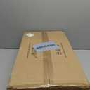 Farmhouse Wagon Wheel Chandelier 47" Black Rustic Light Fixtures 18-Light Wood Round Chandelier for Foyer Living Room Entryway Dining Room (Walut)