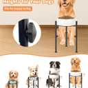 Adjustable Elevated Dog Bowls, 6-10inch Single Pet Food Dish Stand