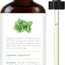 Handcraft Blends Peppermint Essential Oil Huge 4 Fl Oz 100% Pure and Natural Premium Grade Essential Oil for Diffuser and Aromatherapy, Skin, Massage, Candle and Soap Making Fragrance