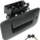 Tailgate Handle Latch and Bezel Trim with Rod Clips for 2007-2014 Chevy Silverado/GMC Sierra 1500 2500 3500 HD 22755305