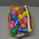 Hovenlay Ball Pit Balls Phthalate Free BPA Free Crush Proof Plastic - 7 Bright Colors in Reusable Play Toys for Kids with Storage Bag