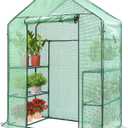 VIVOSUN Portable Mini Greenhouse 94.5x36x36-Inch Tunnels, PE Cover with Roll-up Zipper Door, for Indoor Outdoor or Garden Plant Growing