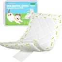 Dog Diaper Liners 100Pcs, Disposable Diapers Inserts for Male & Female Dogs, Booster Pads Fit Reusable Dog Belly Bands, Male Wraps and Period Diapers, Super Absorbent Leakproof Regular