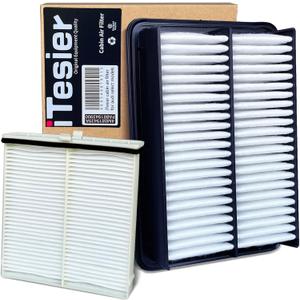 Cabin Engine Air Filter set for Mazda CX-30 (2020 2021 2022 2023 2024), Mazda 3 (2019-2024), Replaces PAJ8-13-3A0A, PAH9-13-3A0A, BDGF-61-J6X (PAJ8-13-3A0A & BDGF-61-J6X)