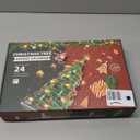 Advent Calendar 2025 Adult Kids Girls Boys Teens Women Men Christmas Tree Building Set,24 Boxes 1100+ Pcs Christmas Countdown Calendar Building Blocks with LED Light stocking stuffers for kids