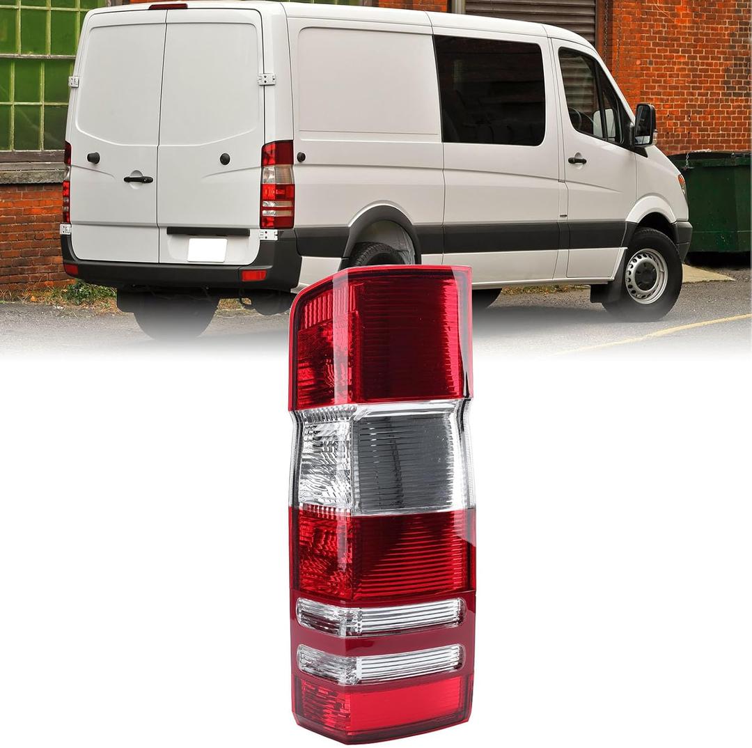 Tail Light Compatible with 2007-2018 Mercedes-Benz Dodge Freightliner Sprinter 2500/3500 No Bulbs (Right Passenger Side)