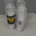 Party Essentials Deluxe/Elegance Hard Plastic Party Cup/Old Fashioned Tumbler/Cocktail Glass, 9 oz., 80 Count, Clear