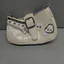 Verdusa Women's Y2k Star Embroidery Shoulder Bag Mini Chain Hobo Handbag Purses